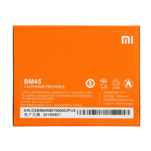 Аккумулятор BM45 для Xiaomi redmi note 2 3060 mAh (000021676)