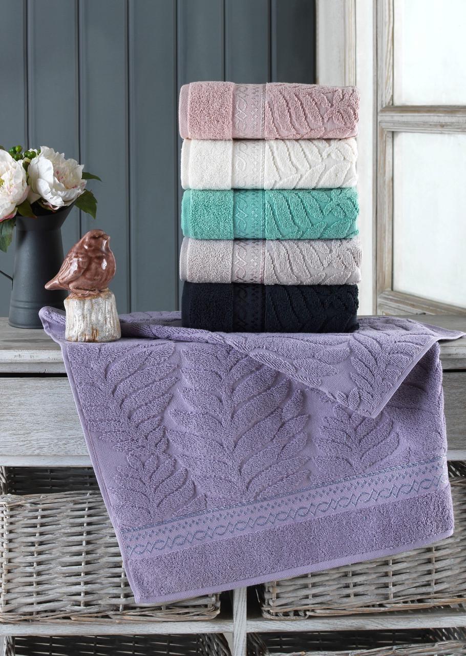 Набір рушників Gulcan Cotton Жакард Lux Akasya 50х90 см 6 шт. (35833125)