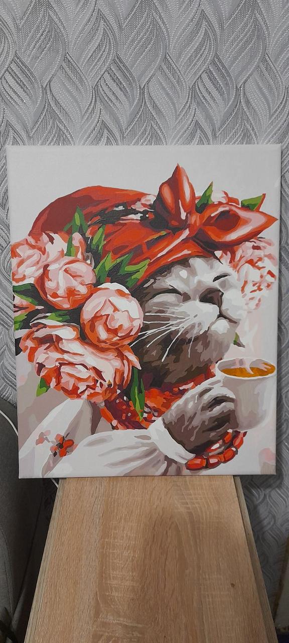 Картина по номерам Brushme "Кошка хозяйка" 40х50 см (BS53241) - фото 2 Картина по номерам Brushme "Кошка хозяйка" 40х50 см (BS53241) - фото 2