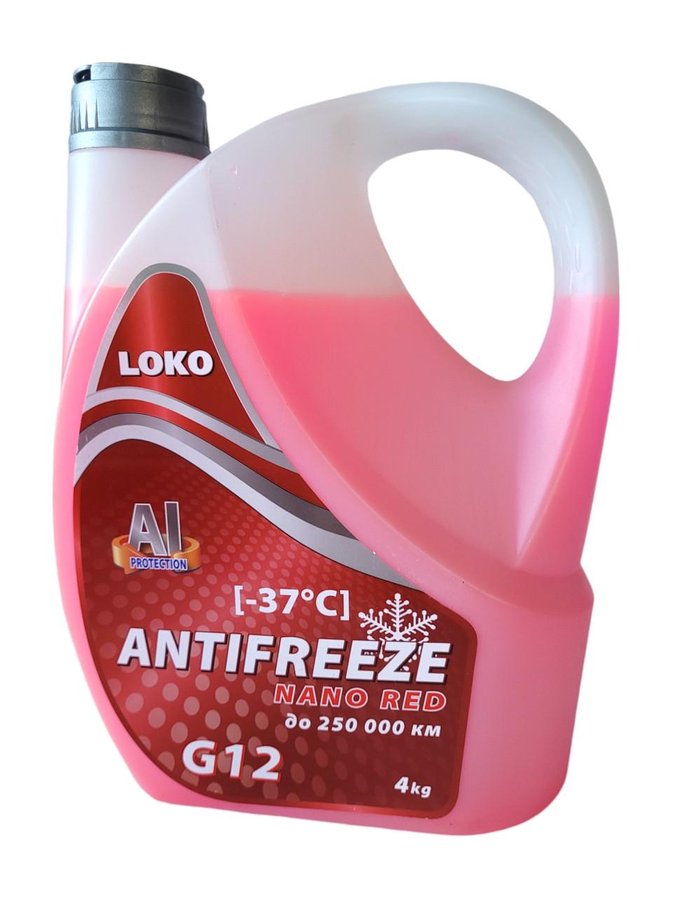 Охлаждающая жидкость Orlen Oil Nano G12 4 кг Red