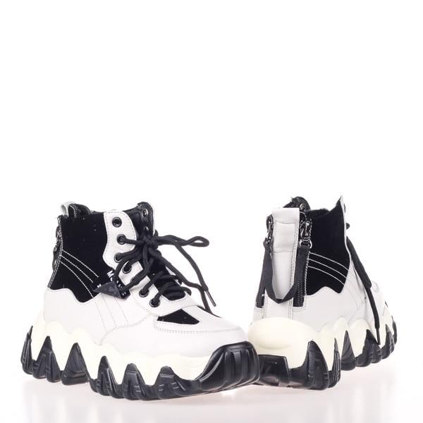 Кроссовки женские зимние Loris Bottega р. 38 Бежевый (155633)