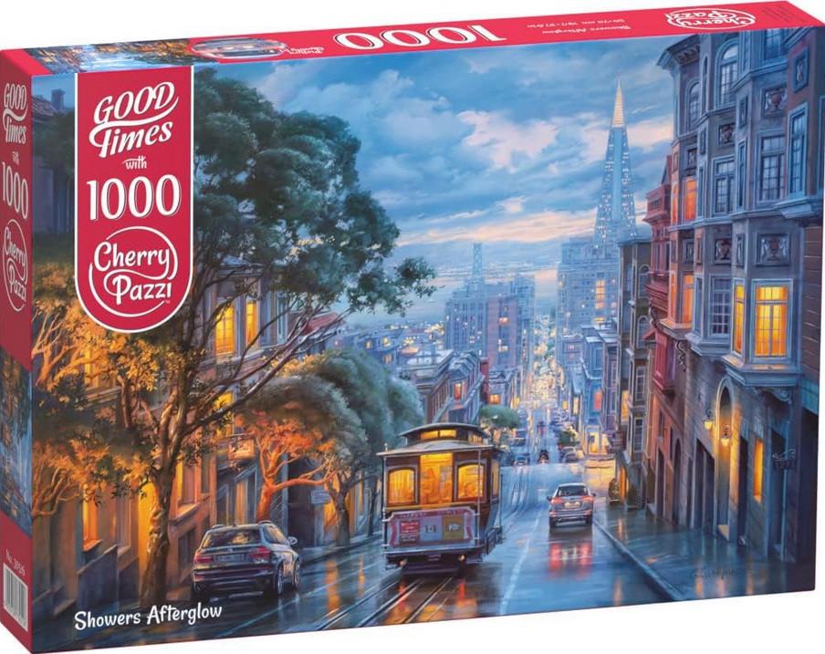 Пазл CherryPazzi Огни города после дождя 1000 эл.