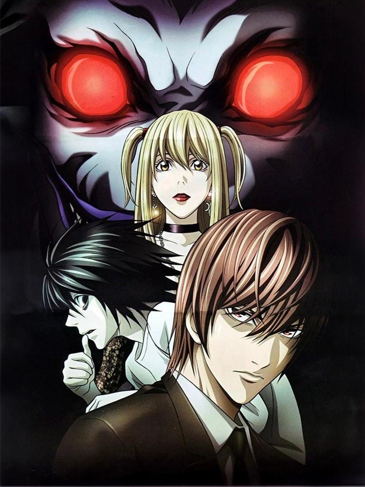 Алмазная мозаика SHLab Аниме Death Note Ягами Эл Миса SH-32713 30x40 см (32713)