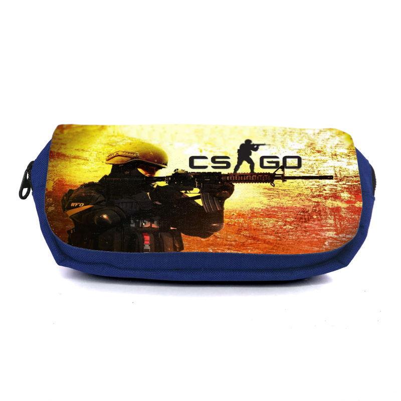 Пенал школьный Контр Забастовка CSGO-0020 Синий (1442383512)