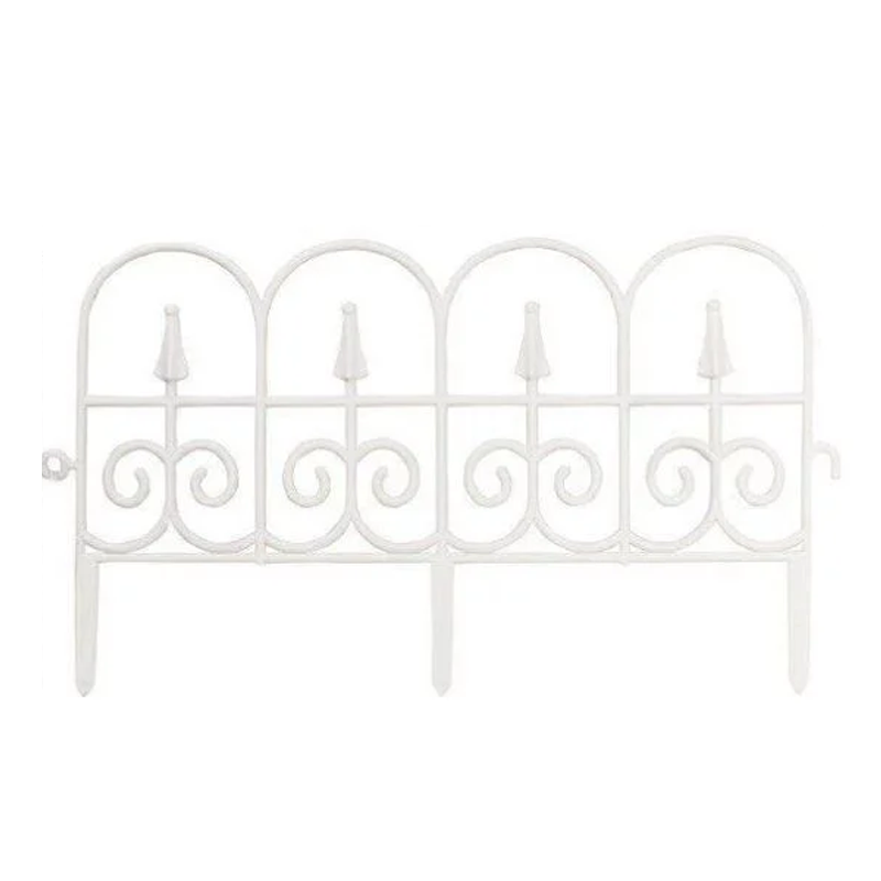 Заборчик декоративный для клумб и газона M00588-1 3 секции пластик