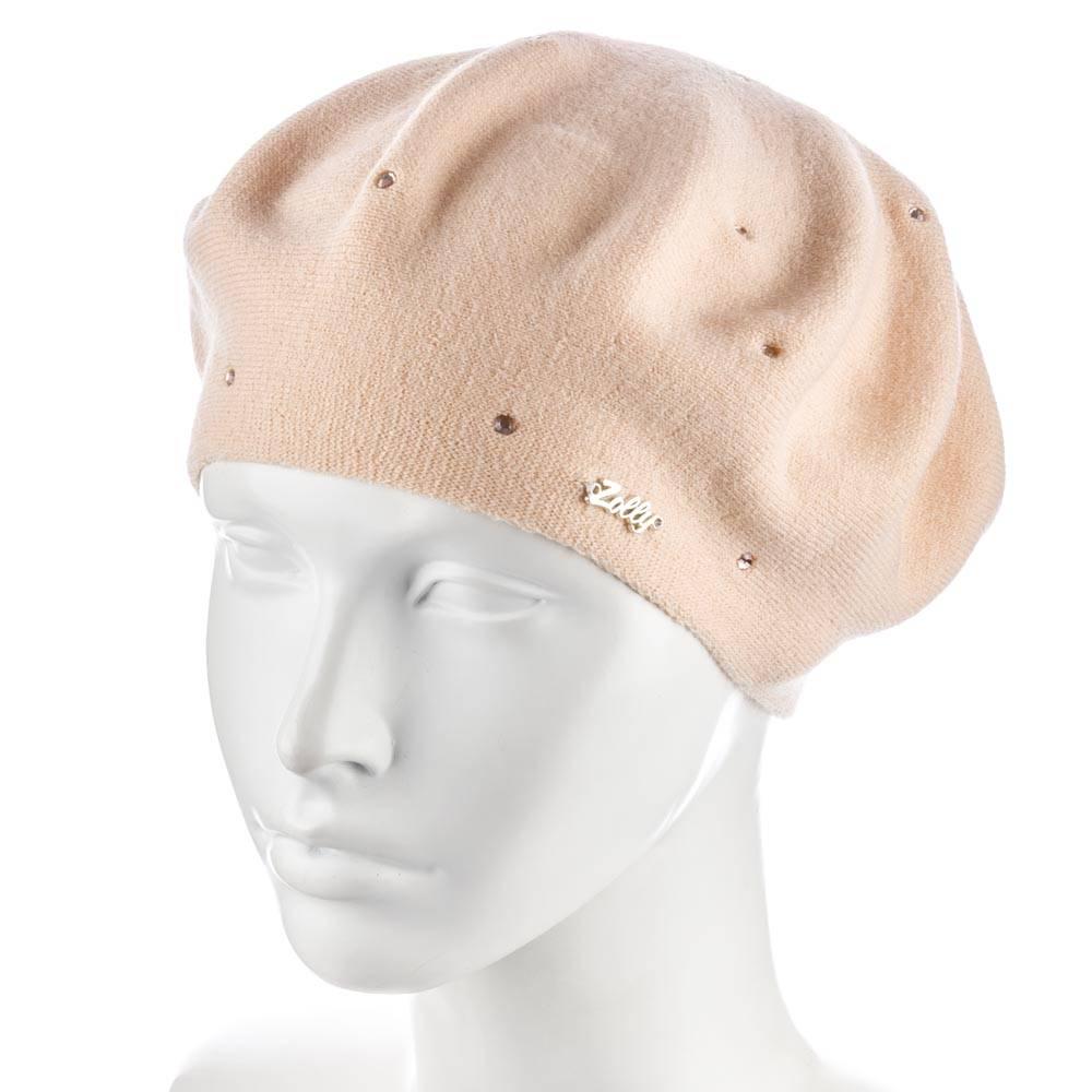 Берет женский Zolly ZH191 двойной Кремовый