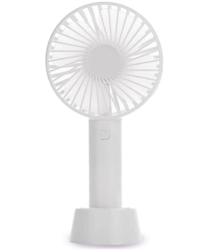 Вентилятор настольный Mini Fan USB Handy SS-2 на аккумуляторе Белый (MX-12285W)