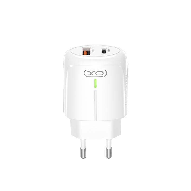 Сетевое зарядное устройство XO L114 PD20W/QC18W Белый (XO-L114)