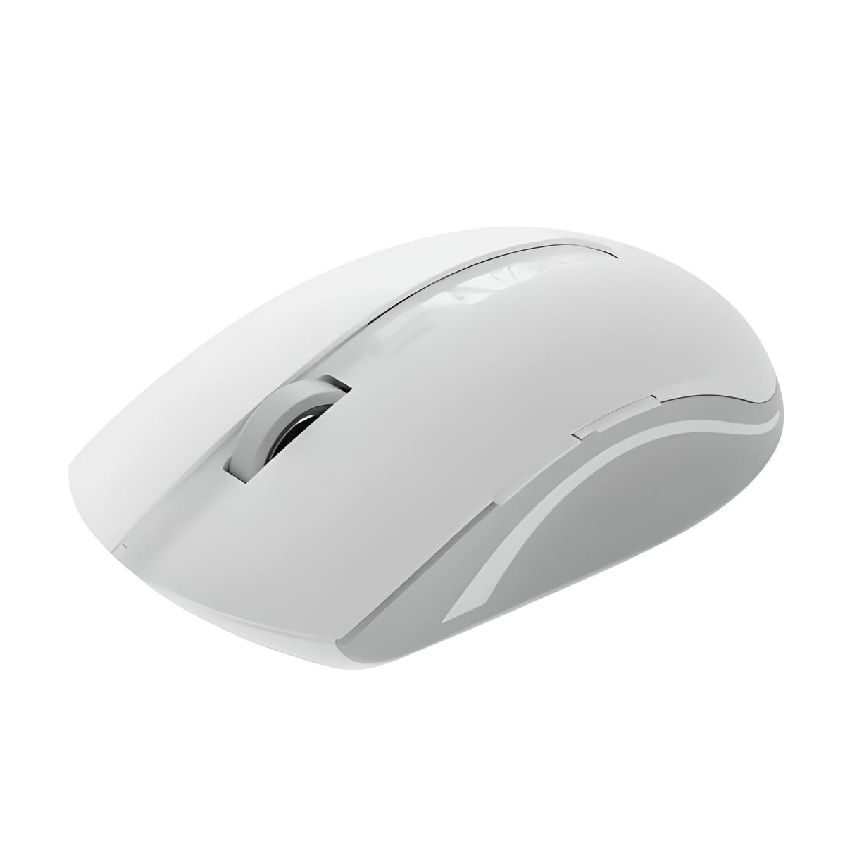 Мышь RAPOO M350L Silent беспроводная с аккумулятором 2400 DPI White (2705743355) - фото 4 Мышь RAPOO M350L Silent беспроводная с аккумулятором 2400 DPI White (2705743355) - фото 4