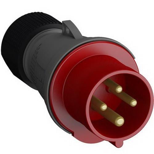 Вилка силовая трехфазная ABB 32А/4 332EP6 (3016611188) Вилка силовая трехфазная ABB 32А/4 332EP6 (3016611188)