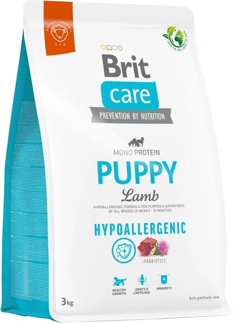 Корм для щенков Brit Care Dog Hypoallergenic Puppy гипоаллергенный с ягненком 3 кг - фото 1