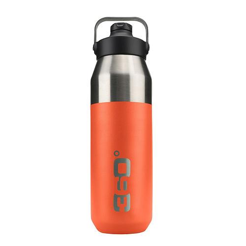 Бутылка 360° degrees Vacuum Insulated Stainless Steel Bottle with Sip Cap 1,0 L Pumpkin (1033-STS 360SSWINSIP1000P)