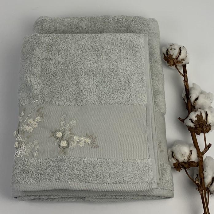 Набір рушників Pupilla Elanur Model-2 2 шт. 70x140 см Світло-м'ятний (CN31548)