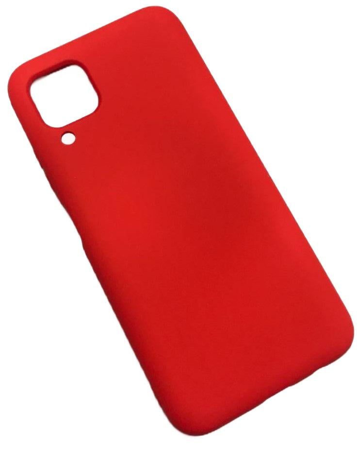 Силиконовый чехол Silicone Case для Huawei P40 Lite Red - фото 1