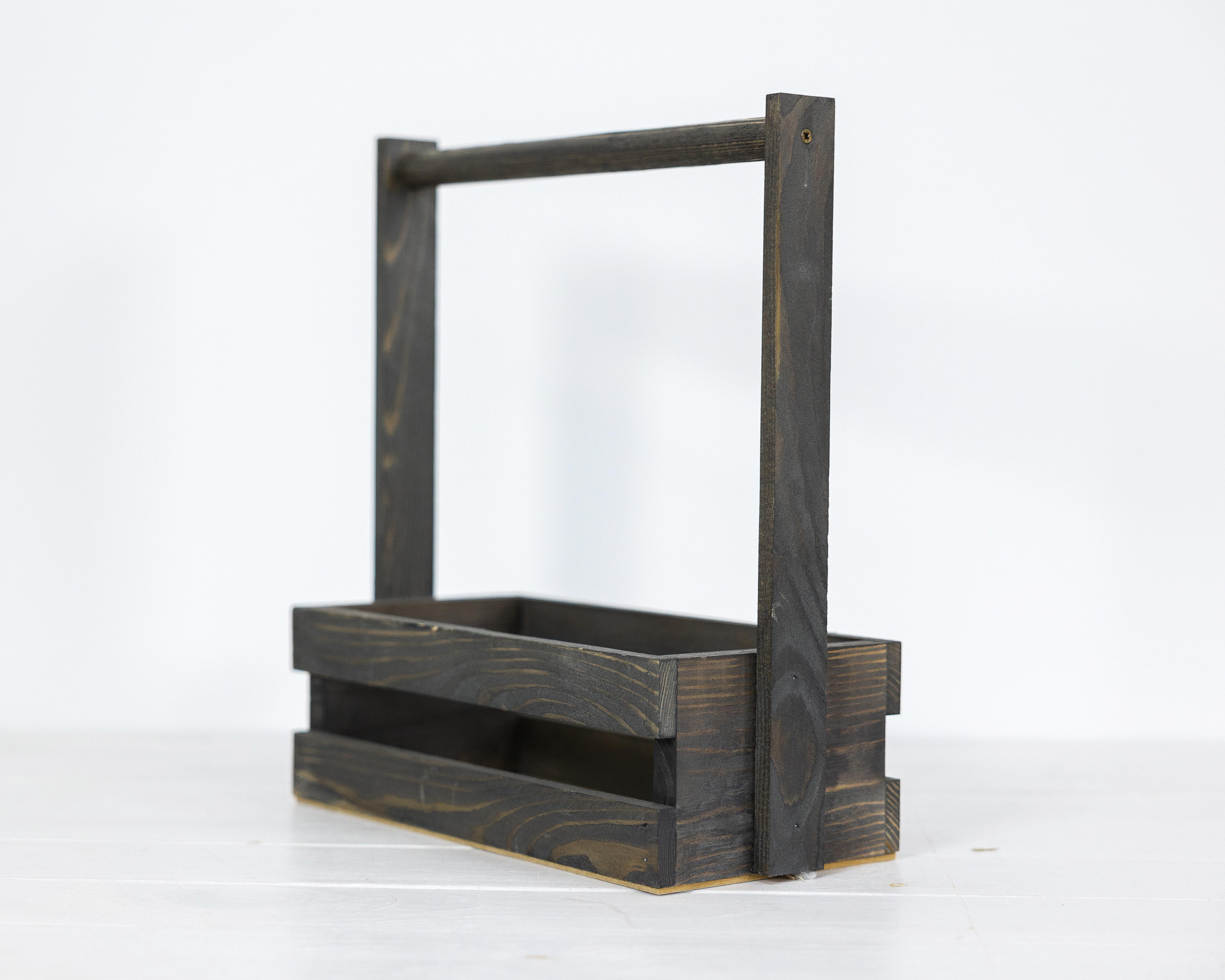 Ящик деревянный для подарков Лагом Темно-серый (0002118)