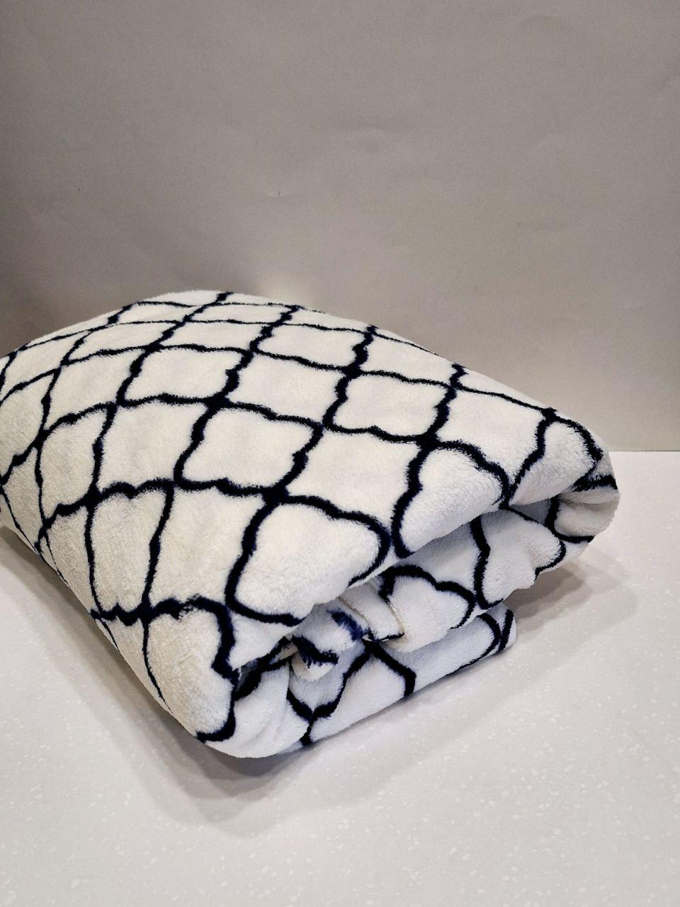 Плед флисовый Livarno Home 150x200 см Оптика (344) - фото 2