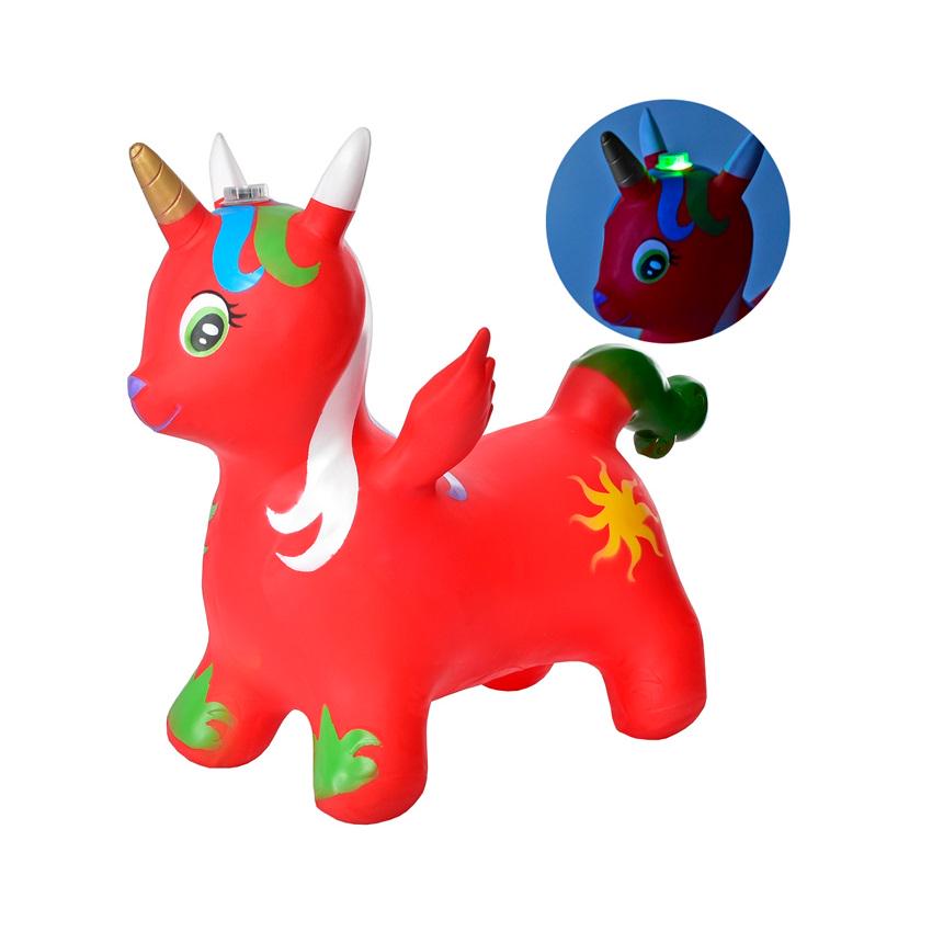 Стрибунець для дітей Пегас-єдиноріг MS 3364 Червоний - фото 2 Стрибунець для дітей Пегас-єдиноріг MS 3364 Червоний - фото 2