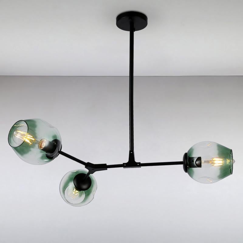 Люстра подвесная молекула Light House LS-15226-3 Черный