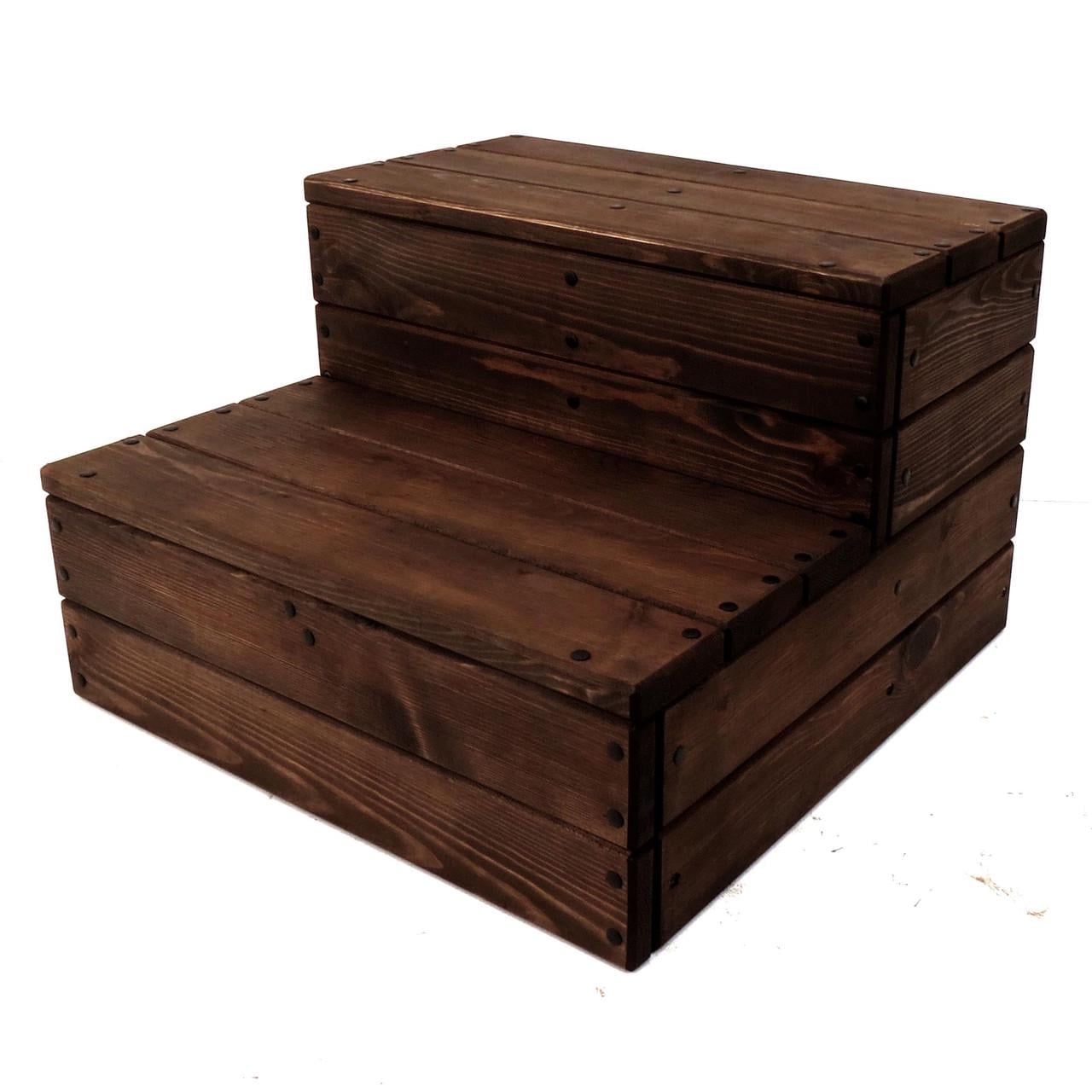 Скамейка-ступенька из дерева Новитна Капучино (ССТ-000809)