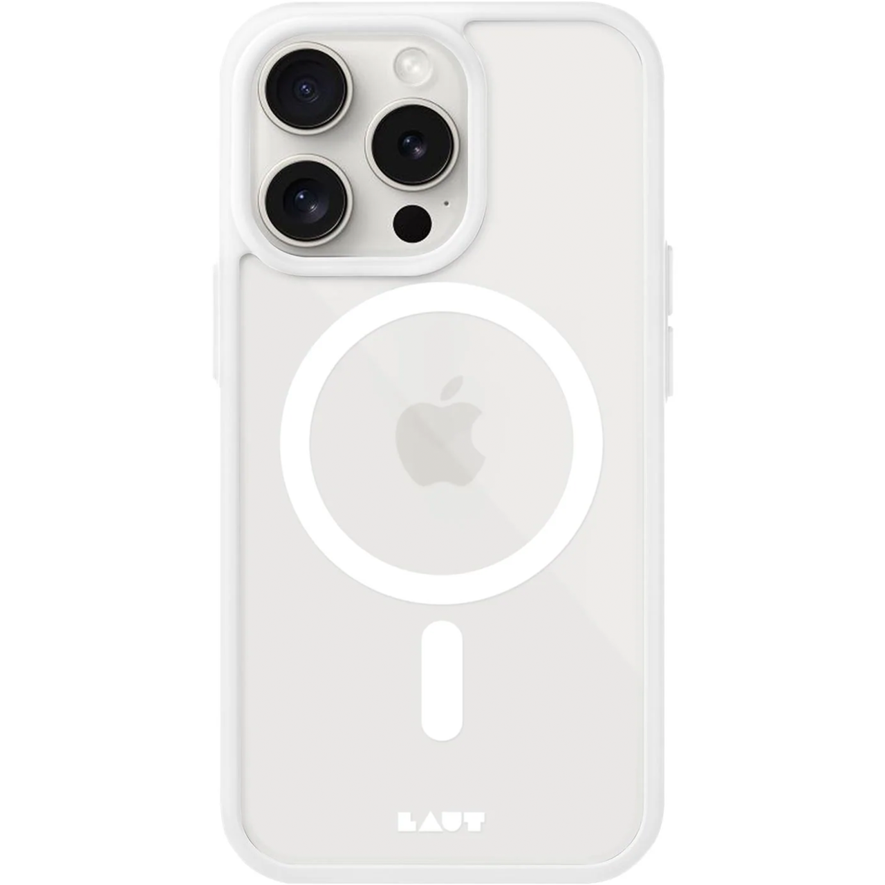 Чохол накладка Laut Huex Protect Case with MagSafe for iPhone 15 Pro White (L_IP23B_HPT_W)