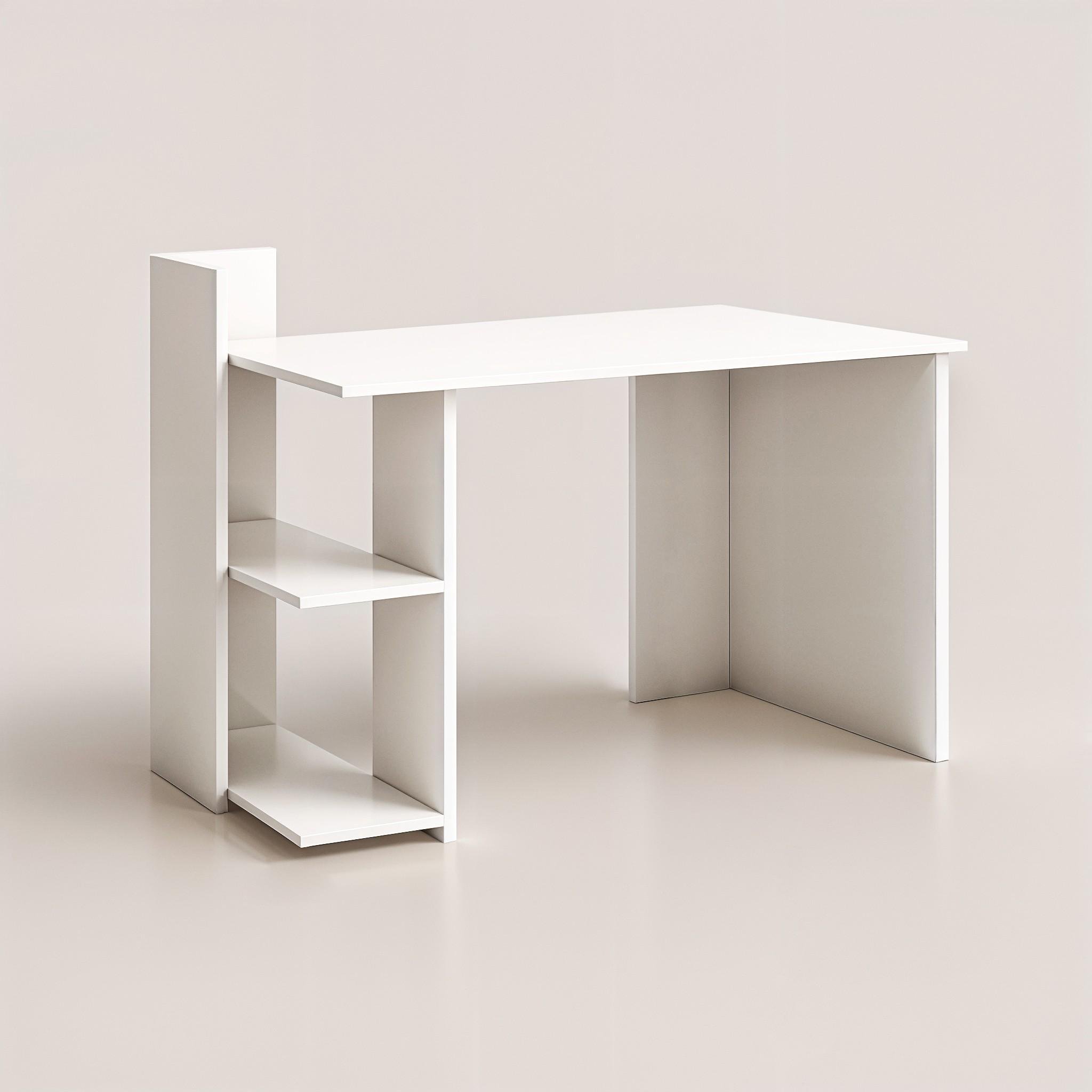 Письмовий стіл з полицями Modern 1116х516х750 мм Білий - фото 2 Письмовий стіл з полицями Modern 1116х516х750 мм Білий - фото 2