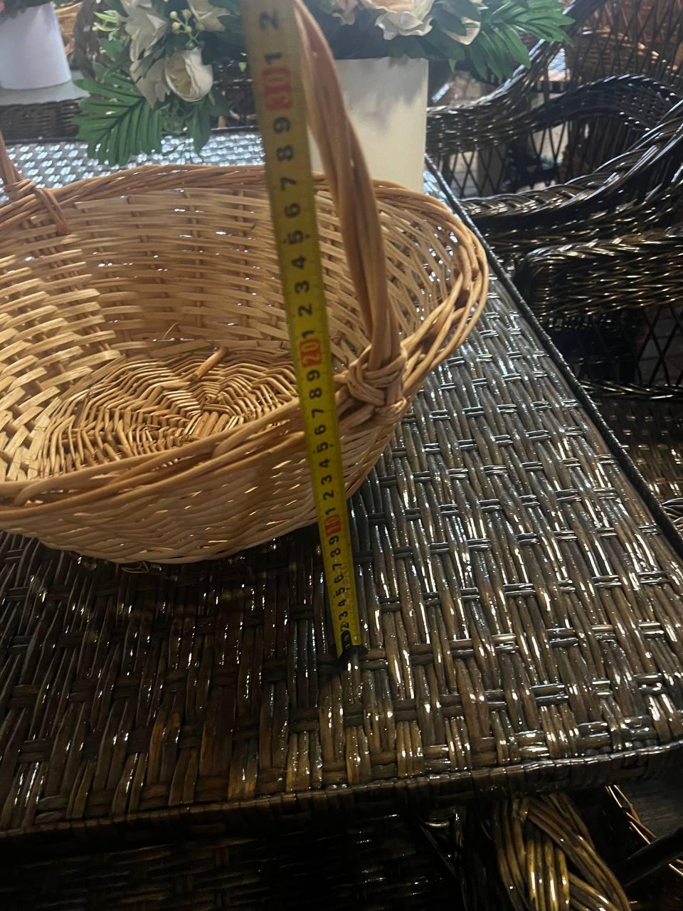 Корзина круглая на корпоративных подарков Сімейний Затишок Коричневый - фото 11 Корзина круглая на корпоративных подарков Сімейний Затишок Коричневый - фото 11