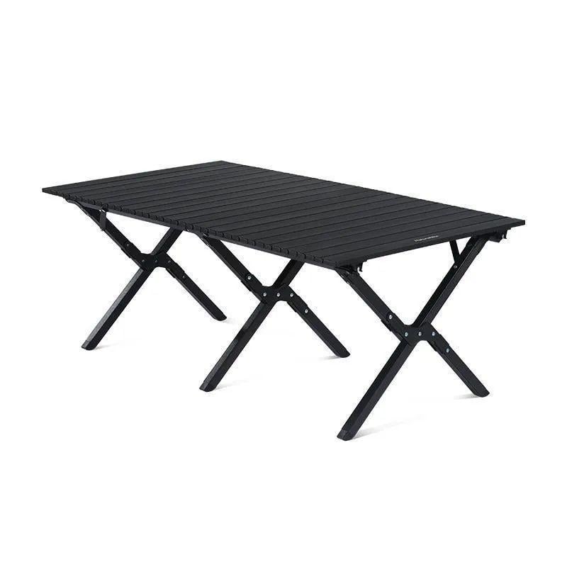 Складной туристический стол Naturehike CNK2300JU010 118x60x44 см алюминиевый сплав Black (6976023929007)