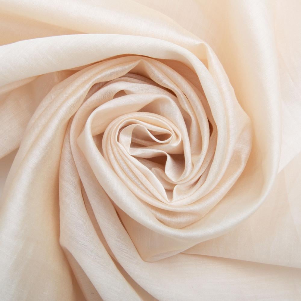 Ткань Тенсел шелк 45 г/м2 150 см для изысканной одежды Светло-бежевый