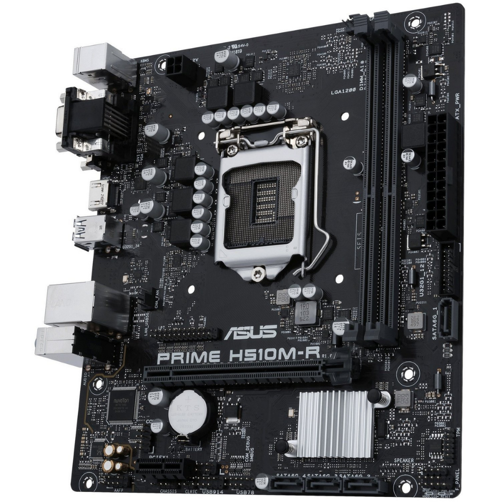 Материнська плата Asus PRIME H510M-R-SI LGA1200 2xDDR4 VGA/DVI/HDMI 2xPCIe 4xSATA microATX (560752)