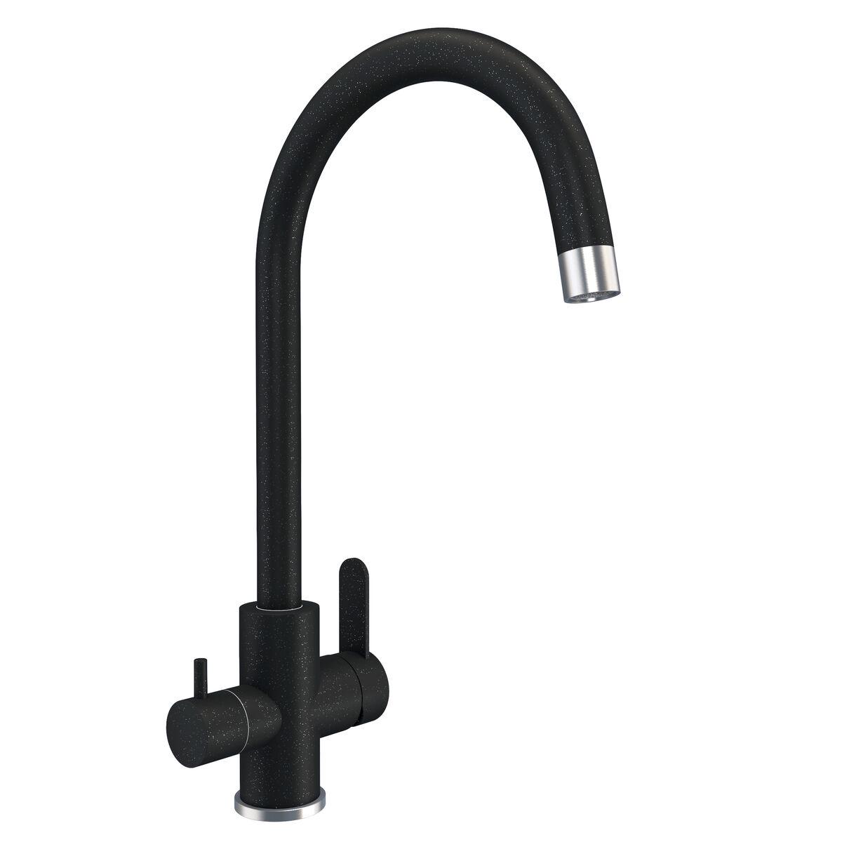 Смеситель Platinum 8204 HDF с функцией фильтра Черный металлик (000032094)