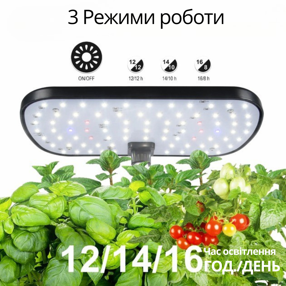 Гидропонная система Smart с LED подсветкой для домашнего выращивания 15 Вт посадочных мест 6 (2573330270) - фото 3 Гидропонная система Smart с LED подсветкой для домашнего выращивания 15 Вт посадочных мест 6 (2573330270) - фото 3