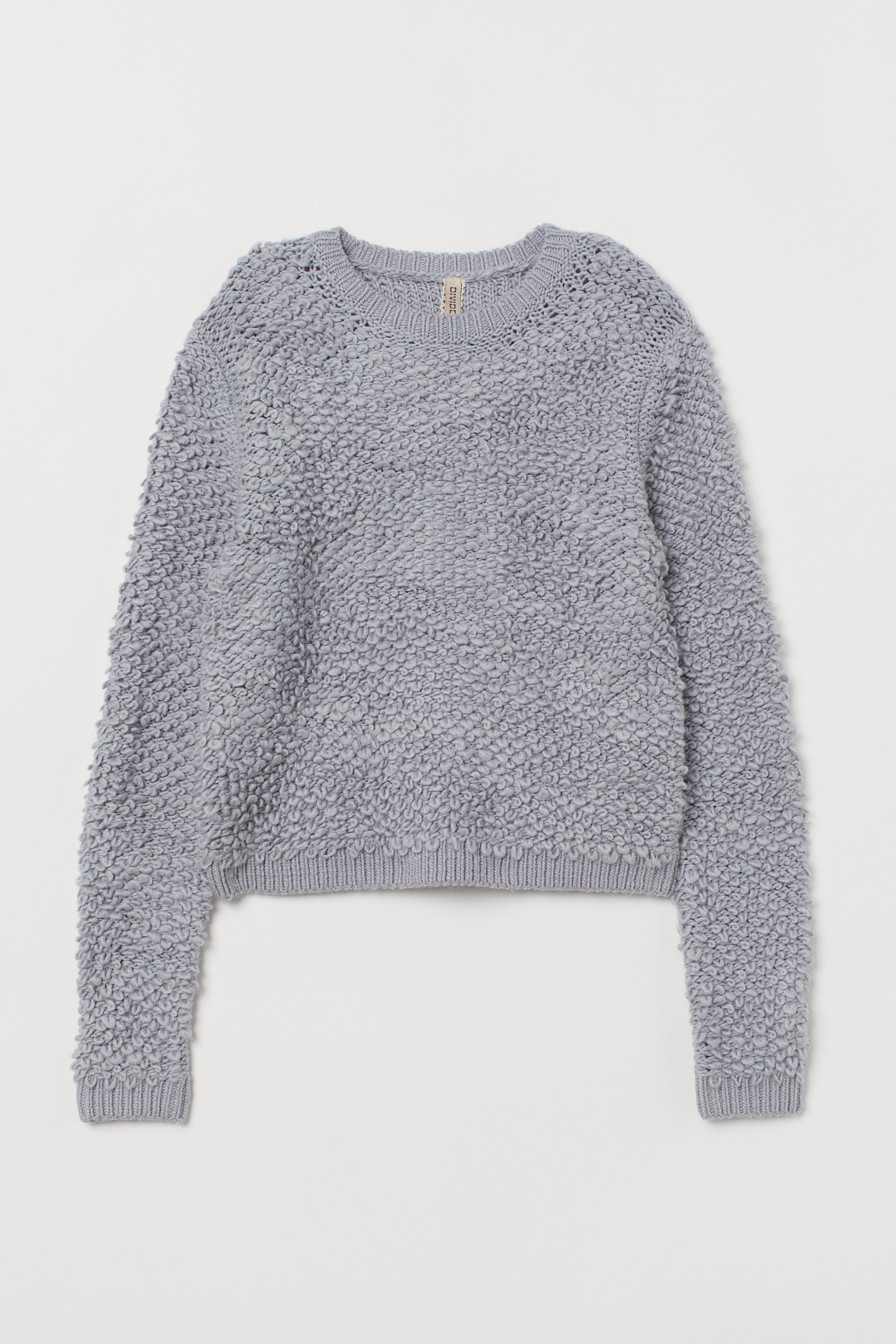 Джемпер H&M XS Светло-серый (7882170)