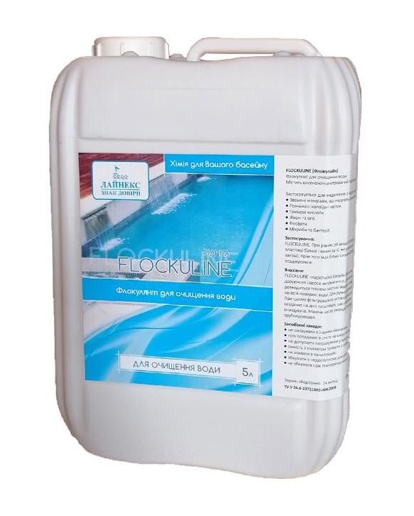 Химический препарат для бассейнов Flokuline Флокулянт для осветления воды 5 л (31515943)
