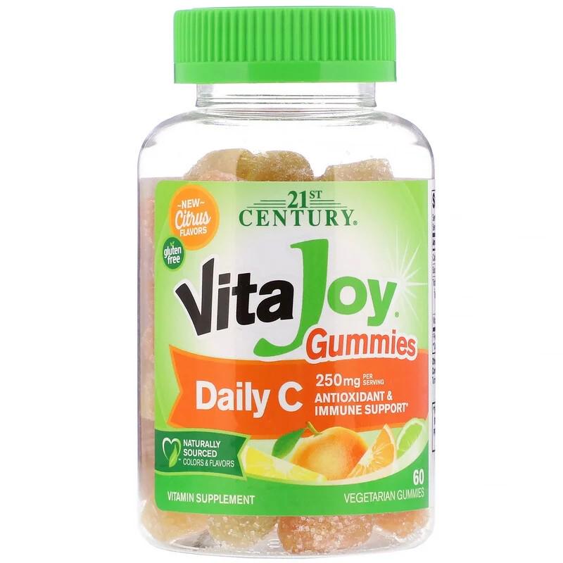 Витамины 21st Century VitaJoy Daily C Gummies 60 таблеток