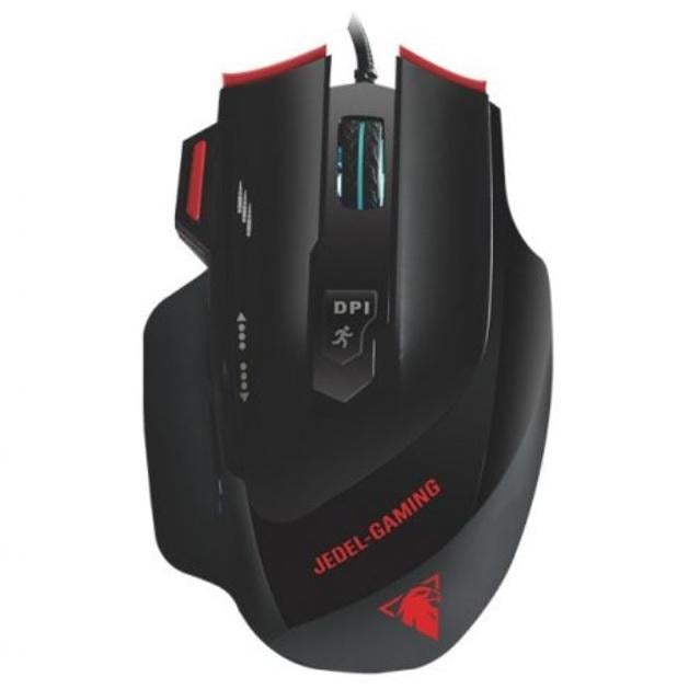Комп'ютерна мишка Jedel GM1070 з RGB підсвічуванням 3200 DPI Black (727)
