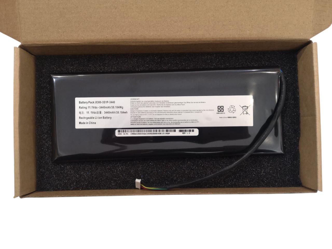 Аккумулятор для Hasee U45/U45-D1/UI41B/U43/HXU4/X41/X300-3S1P-3440 3440 mAh 38,18Wh (23101015)
