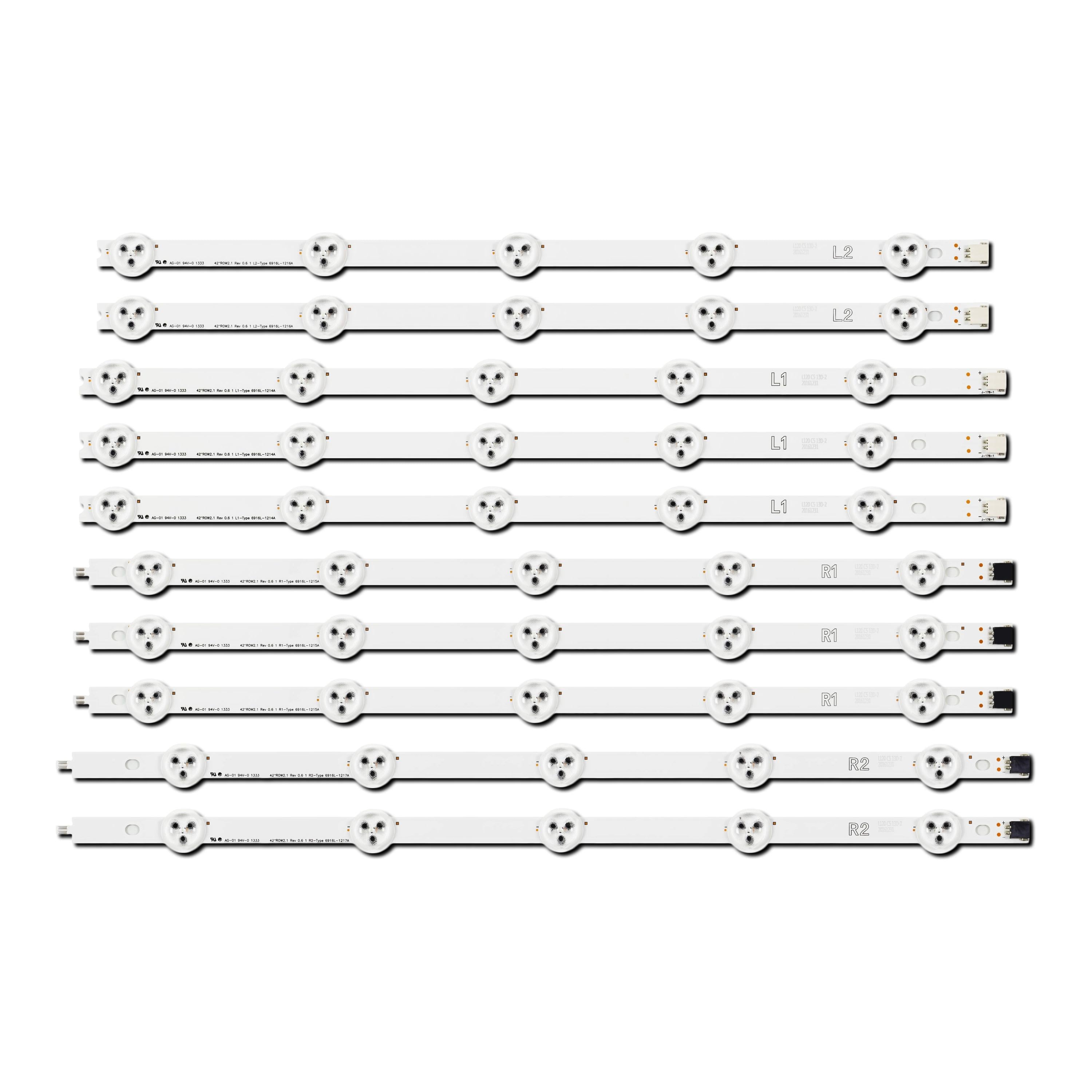 Подсветка LED для LG inch 5led R1-Type 6916L-1510 3 шт. R1+3 шт. L1+2 шт. R2+2 шт. L2 42" 10 шт. (ART-11284)
