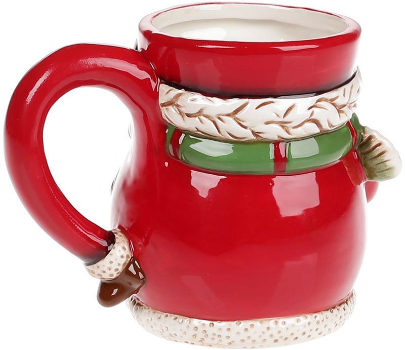 Кружка керамічна фігурна Сніговики 450 мл - фото 2 Кружка керамічна фігурна Сніговики 450 мл - фото 2