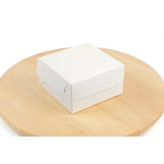 Коробка под пирожное без окна 13x13x70 см Белый (12320)