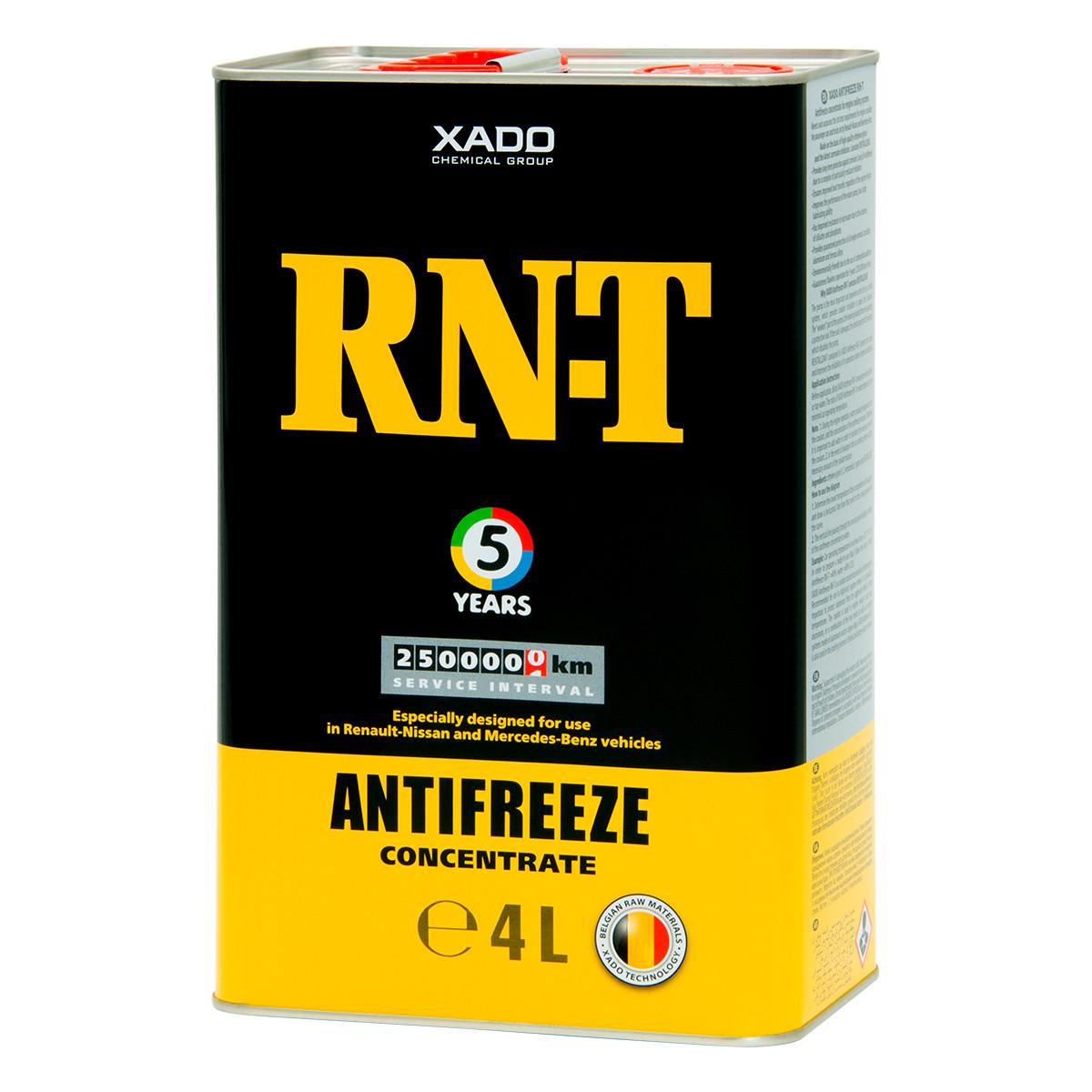 Антифриз для двигуна XADO Antifreeze RN-T Концентрат 4 л - фото 2 Антифриз для двигуна XADO Antifreeze RN-T Концентрат 4 л - фото 2