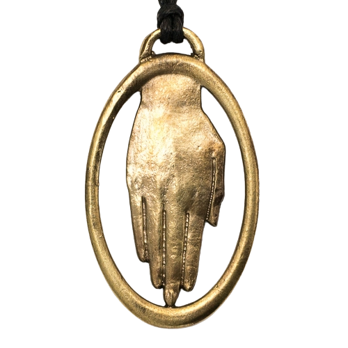 Амулет Amulets of the World Щаслива Долоня 2,5x2,5x0,3 см Бронзовий (t07037)