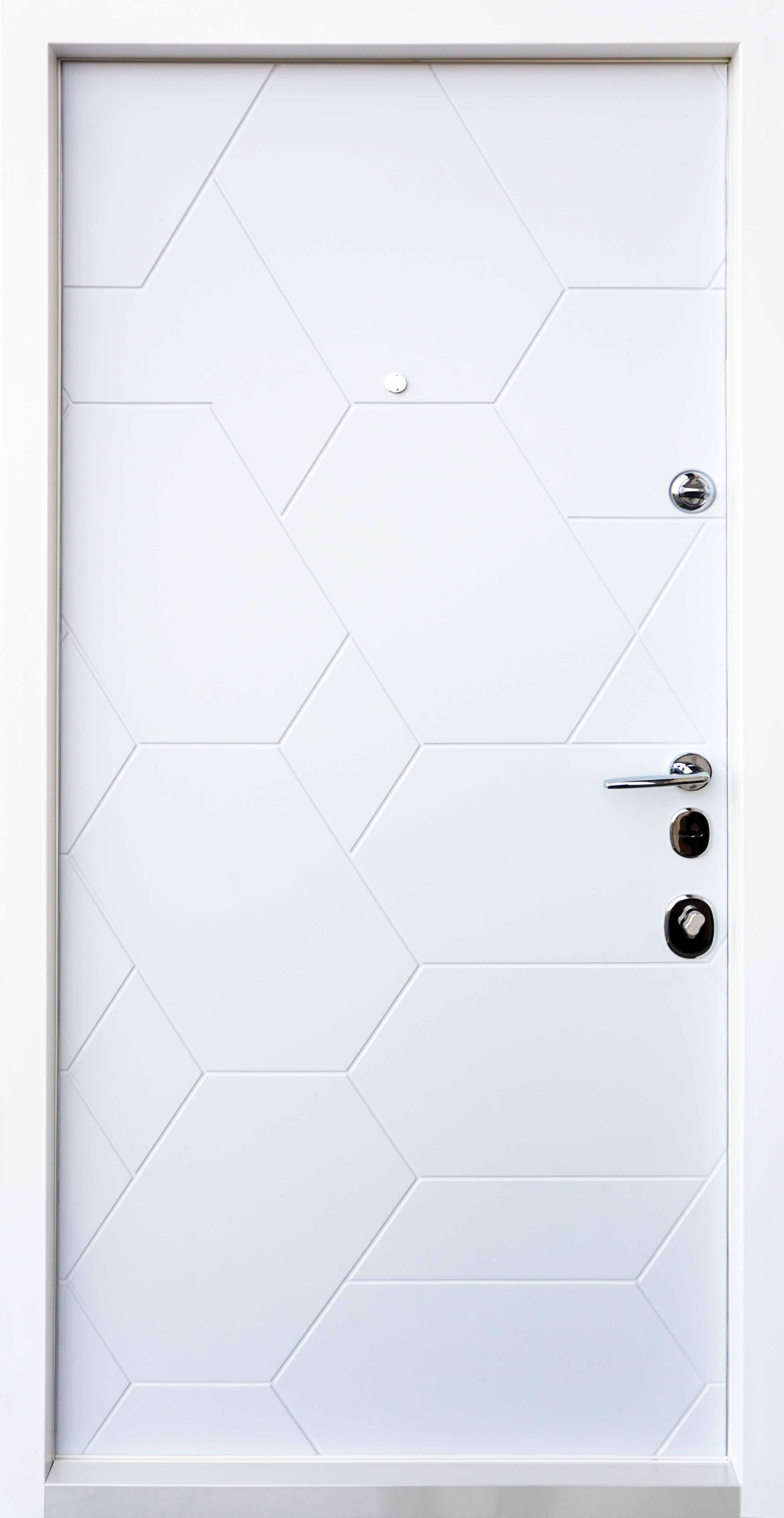 Дверь входная в квартиру QDoors Авангард Горизонт AL левые 850х2050 мм Венге темный горизонт/Белое дерево (6)