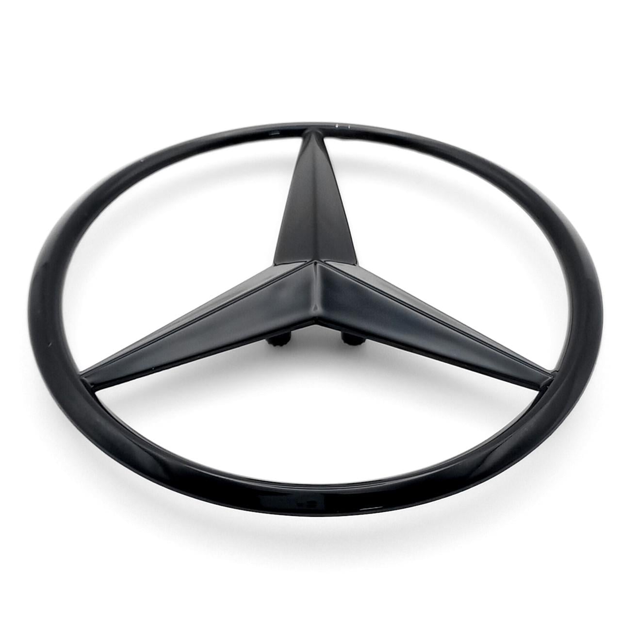 Емблема Mercedes 81х81 мм Чорний (A213 817 01 16 E W213)