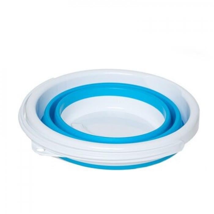 Відро складане Collapsible Bucket 5 л Синій - фото 2 Відро складане Collapsible Bucket 5 л Синій - фото 2