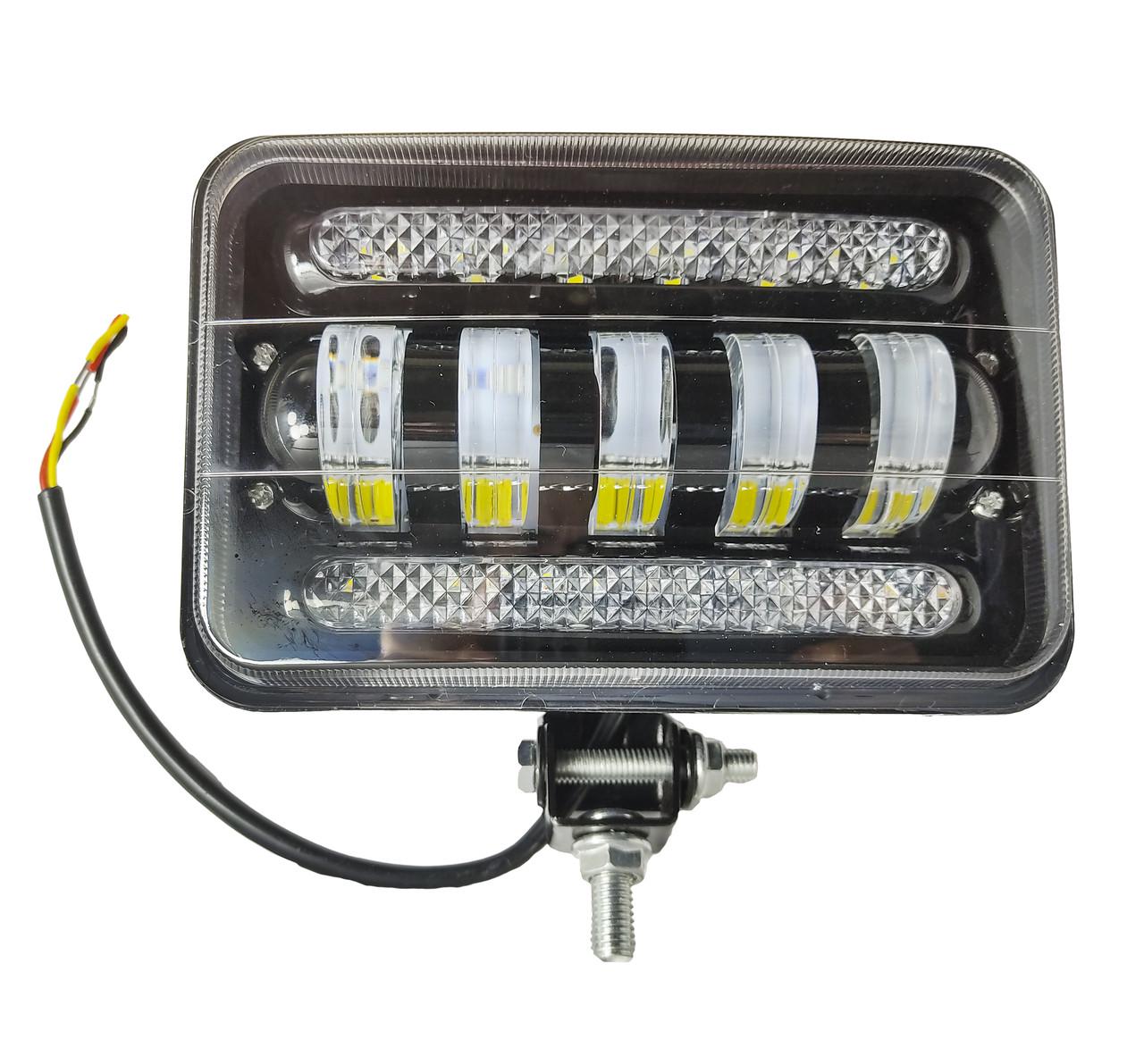 Комплект LED фар c ДХО 2 в 1 50W c светотеневой границей 12-24В - фото 2 Комплект LED фар c ДХО 2 в 1 50W c светотеневой границей 12-24В - фото 2