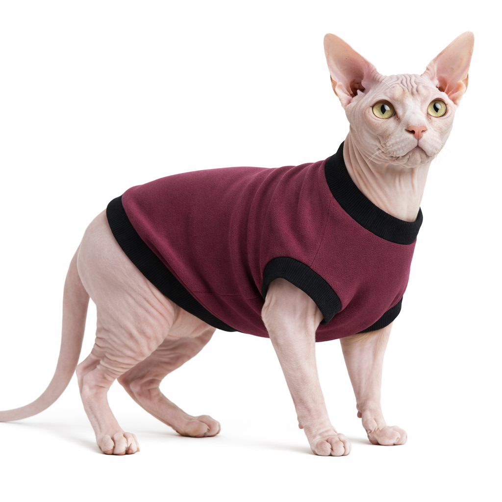 Кофта для котів Diegoр. 1 Бордовий (124182189) Кофта для котів Diegoр. 1 Бордовий (124182189)