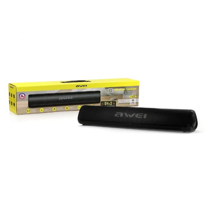 Портативна колонка Awei Bluetooth Y333 Home Theatre 10 Вт Чорний