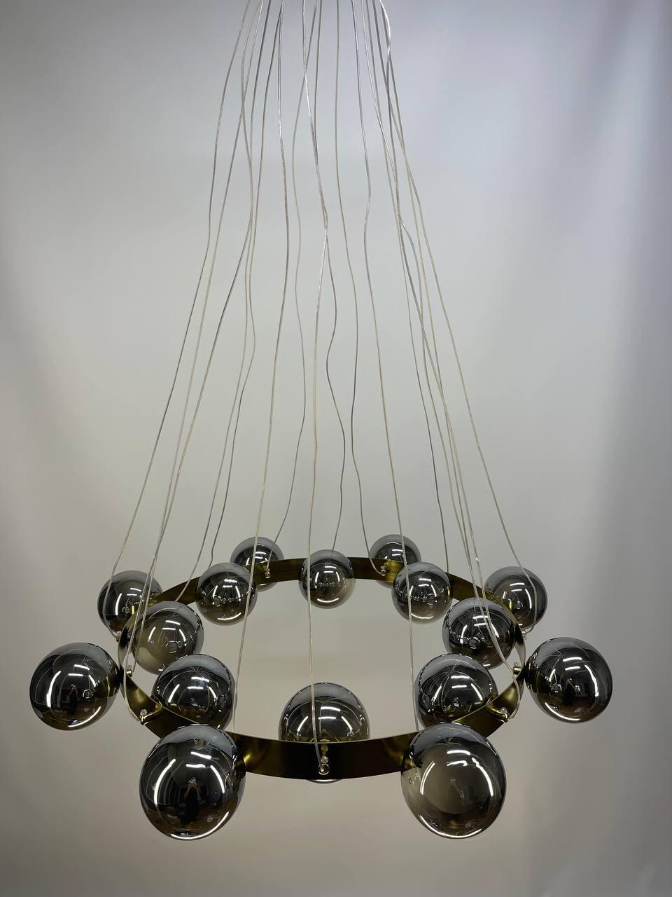 Люстра Zilini HSL8312 Золотистий/Чорний (24084212) Люстра Zilini HSL8312 Золотистий/Чорний (24084212)