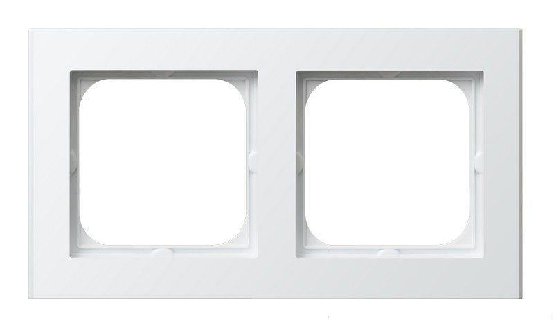 Рамка двойная Ospel Sonata Белый (29177027) Рамка двойная Ospel Sonata Белый (29177027)