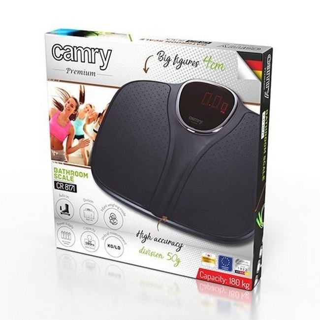 Весы напольные электронные Camry CR 8171b до 180 кг Black (iz14003) - фото 4